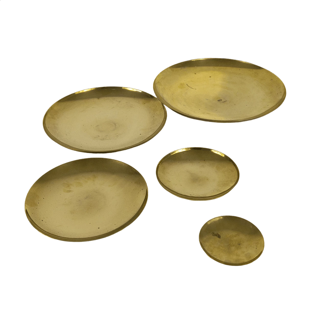 5 Centrotavola in ottone, anni '50 8