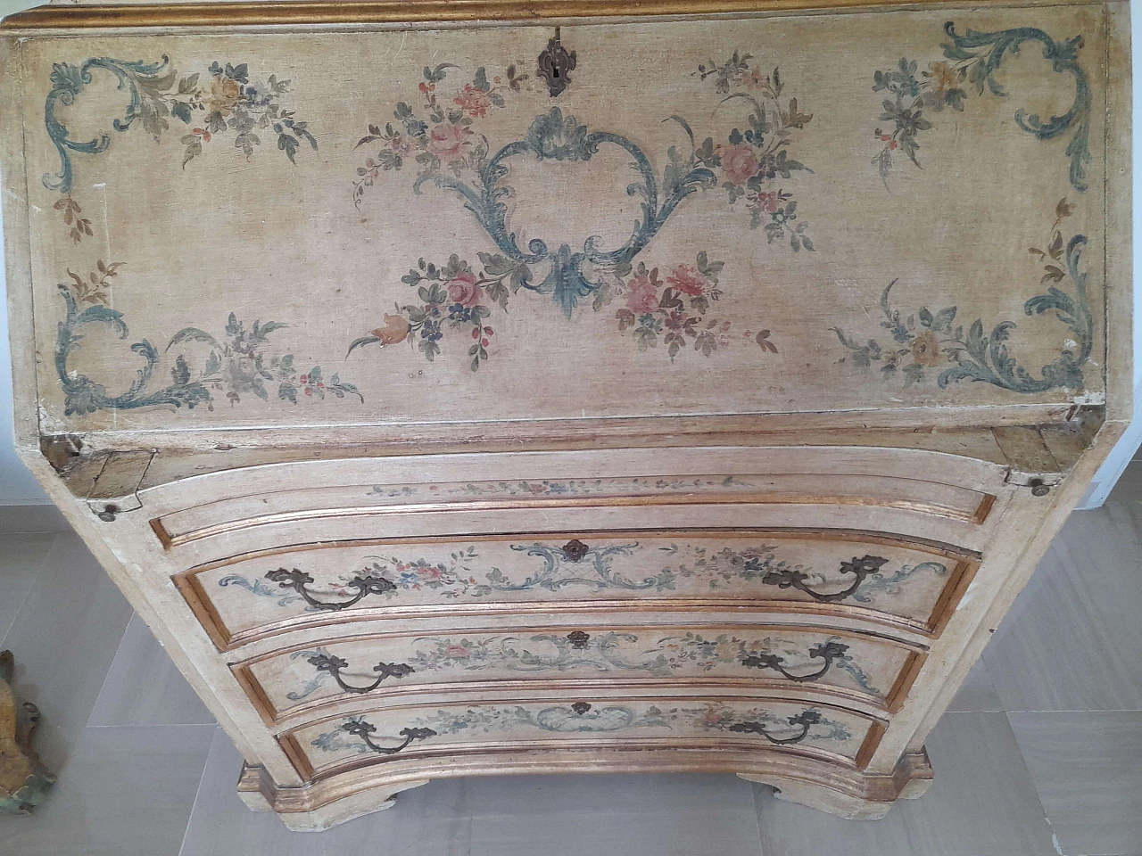 Trumeau dipinto e laccato, anni '20 1311538