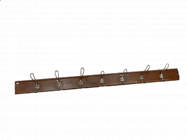 Spruce wall-mounted coat rack, 1960s