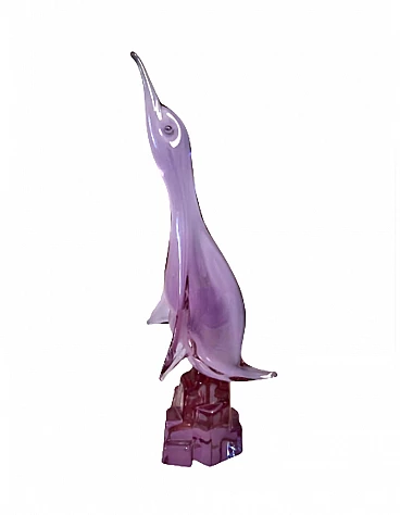 Scultura di pinguino in alessandrite di Licio Zanetti, anni '70