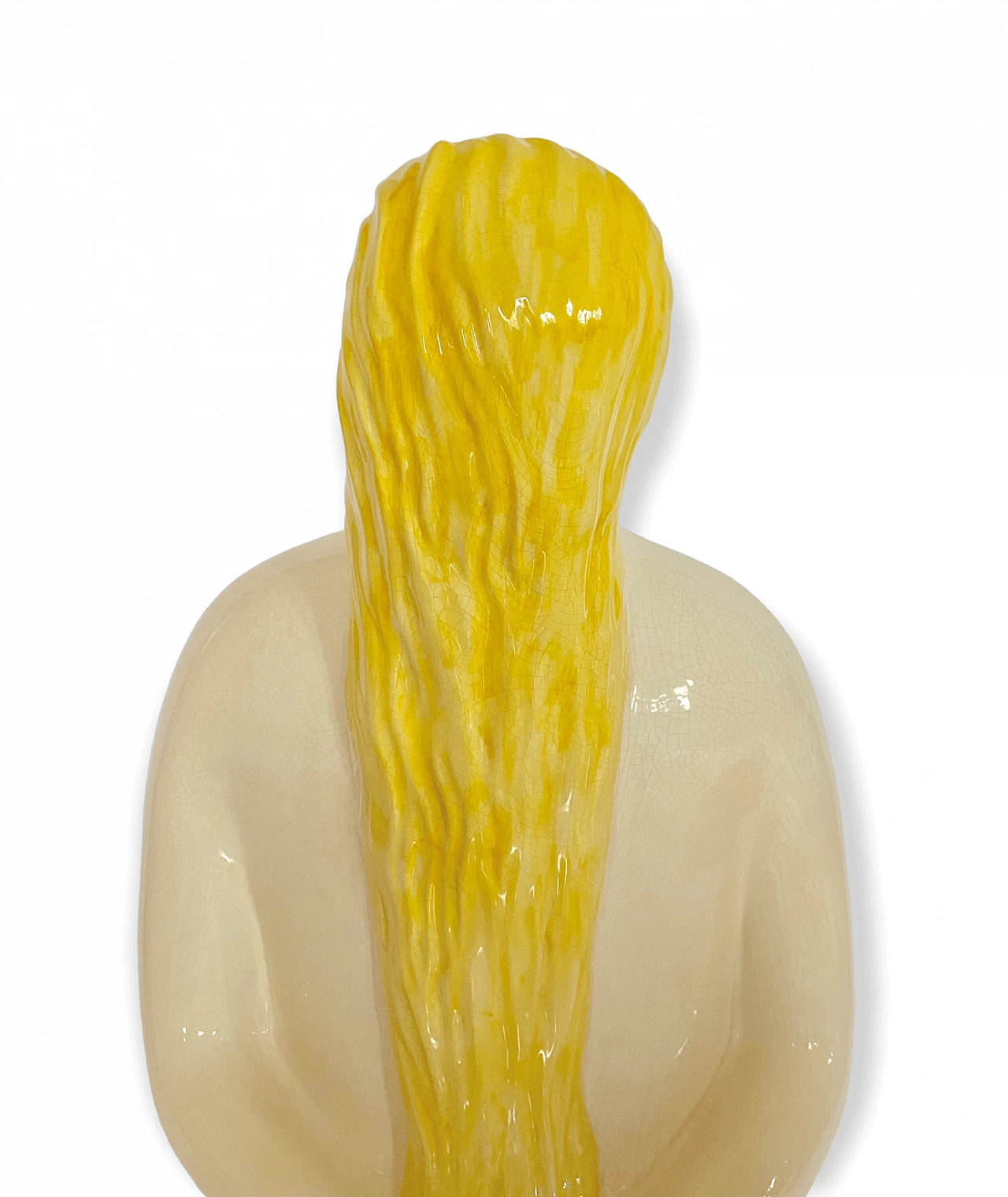 Ugo La Pietra, Bather, glazed ceramic sculpture, 1990 24