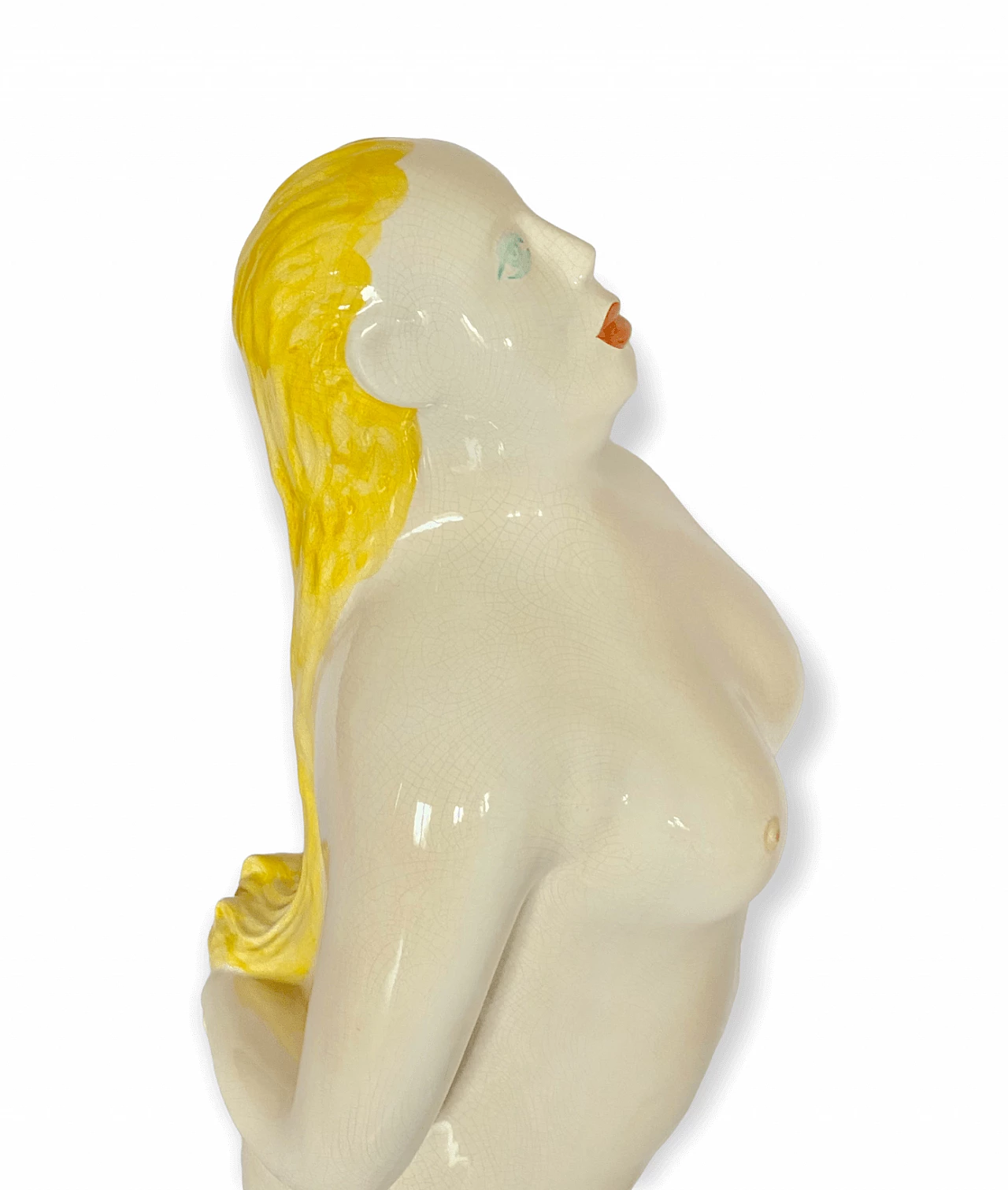 Ugo La Pietra, Bather, glazed ceramic sculpture, 1990 28