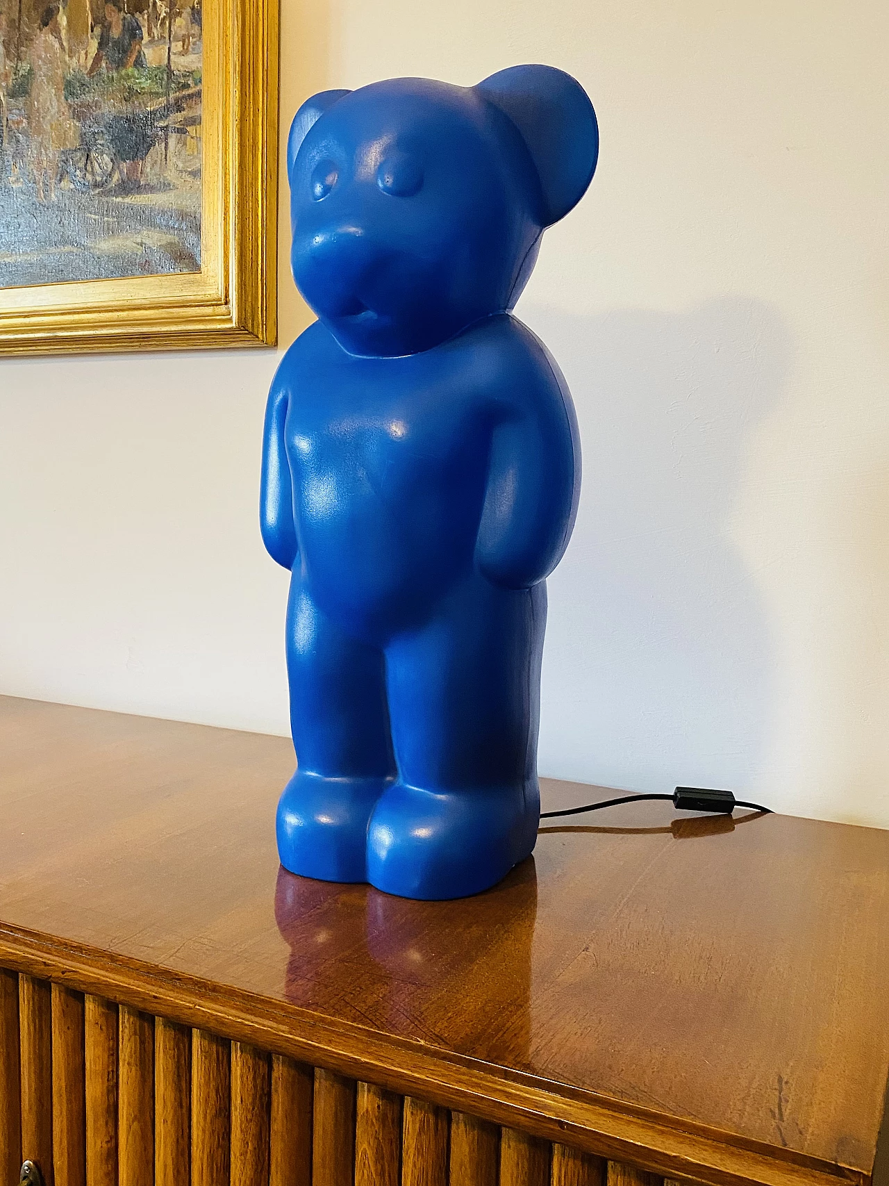 Blue Bear lamp by Heinz Klein for Elmar Flötotto, 1990s 2