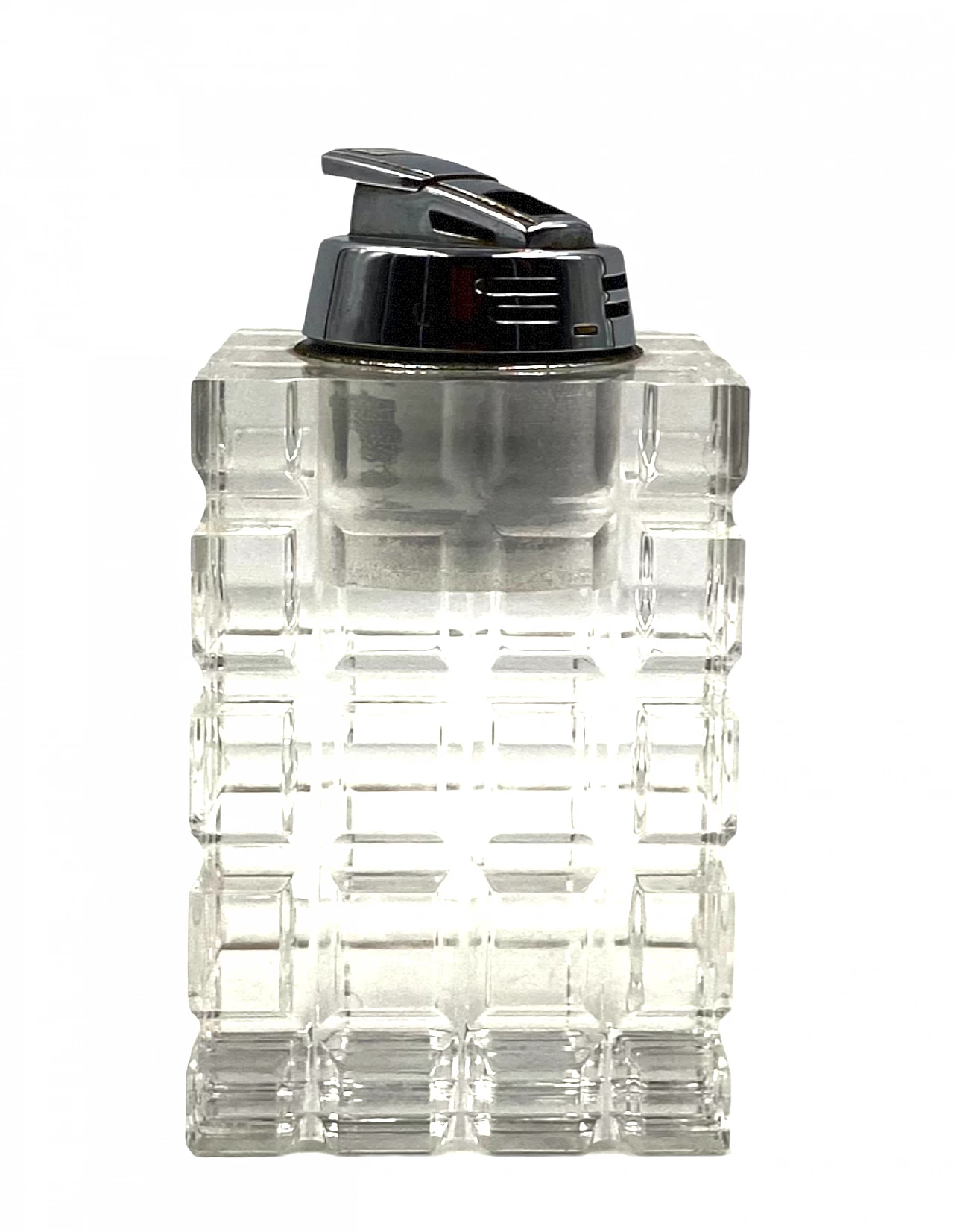 Transparent lucite table lighter, 1970s 6