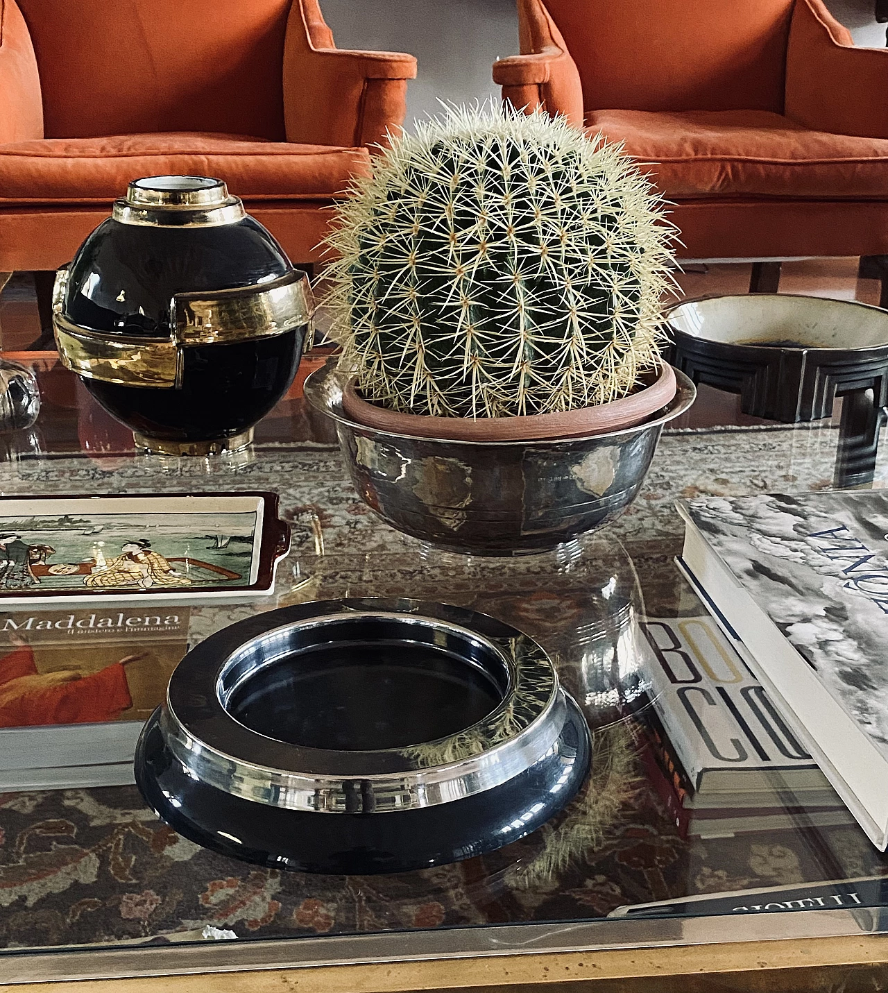 Posacenere 4635 nero di Sergio Asti per Kartell, 1967 3