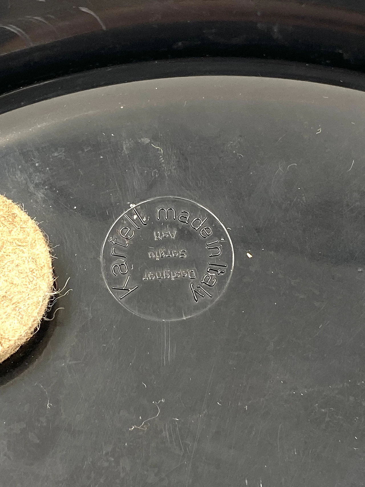 Posacenere 4635 nero di Sergio Asti per Kartell, 1967 11