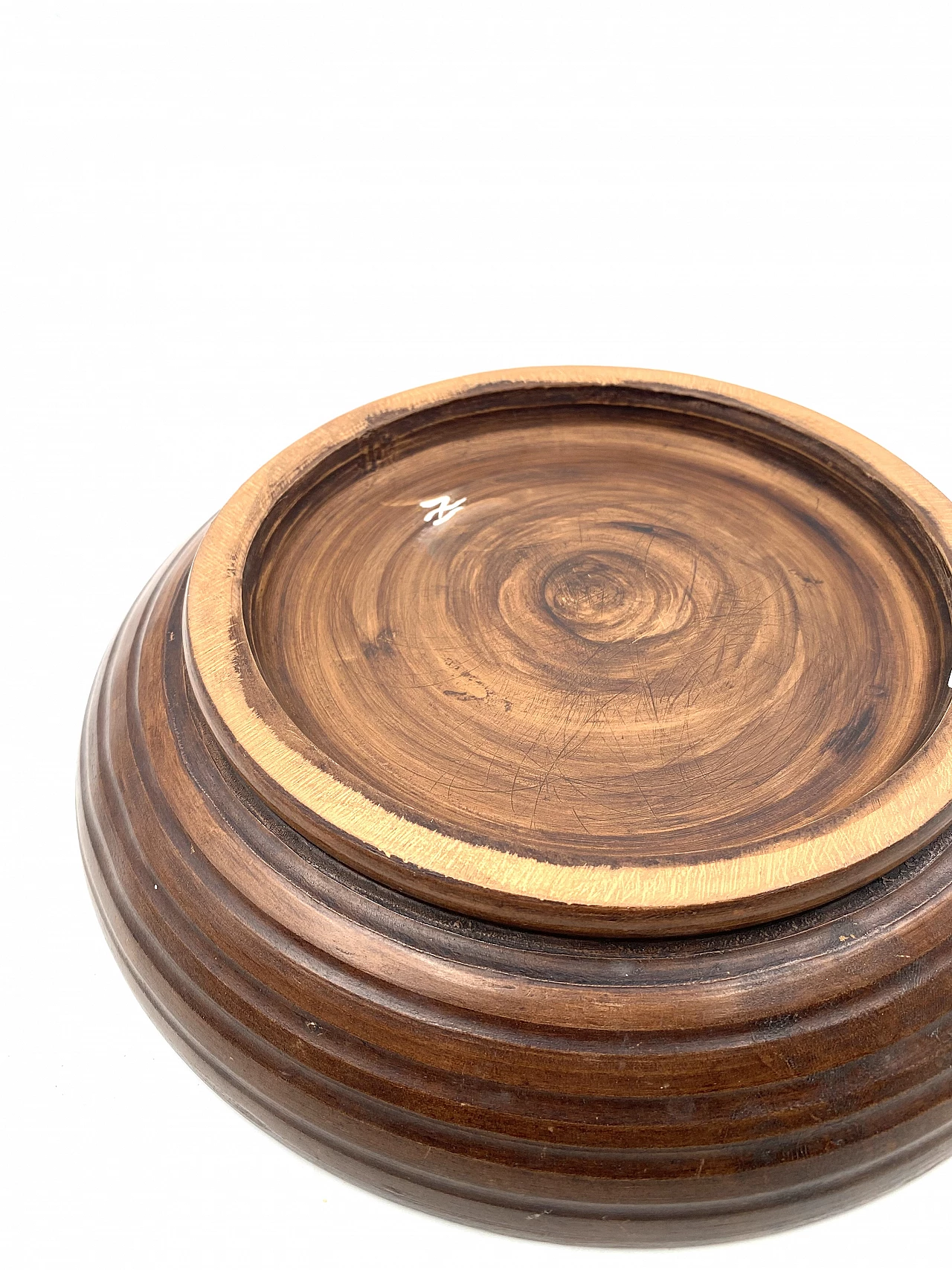 Ashtray with globe in polychrome ceramic by Zaccagnini, 1940s 15