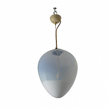 Shaded glass pendant by Leucos, 1960s