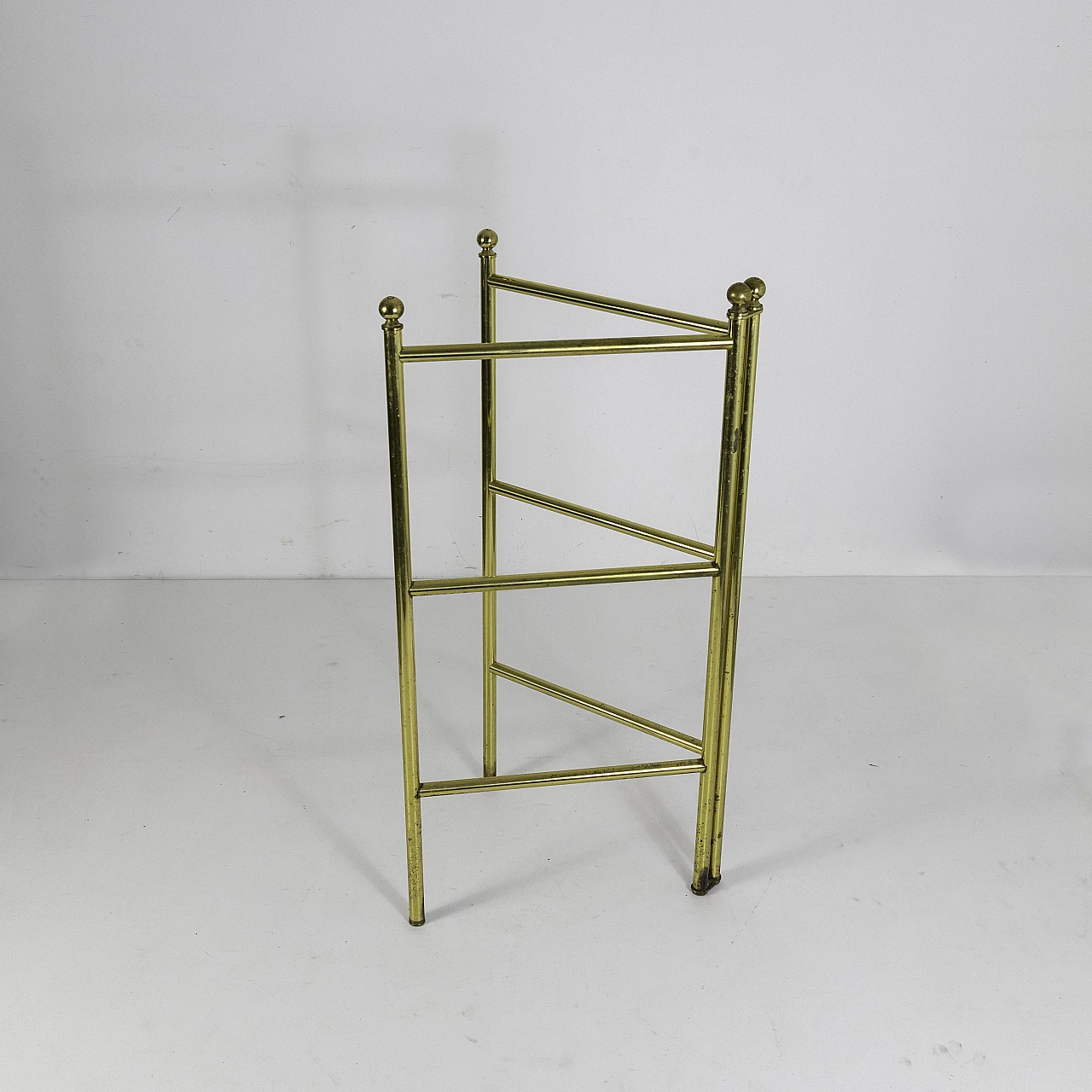 Brass towel rack by Valentino, 1970s 1
