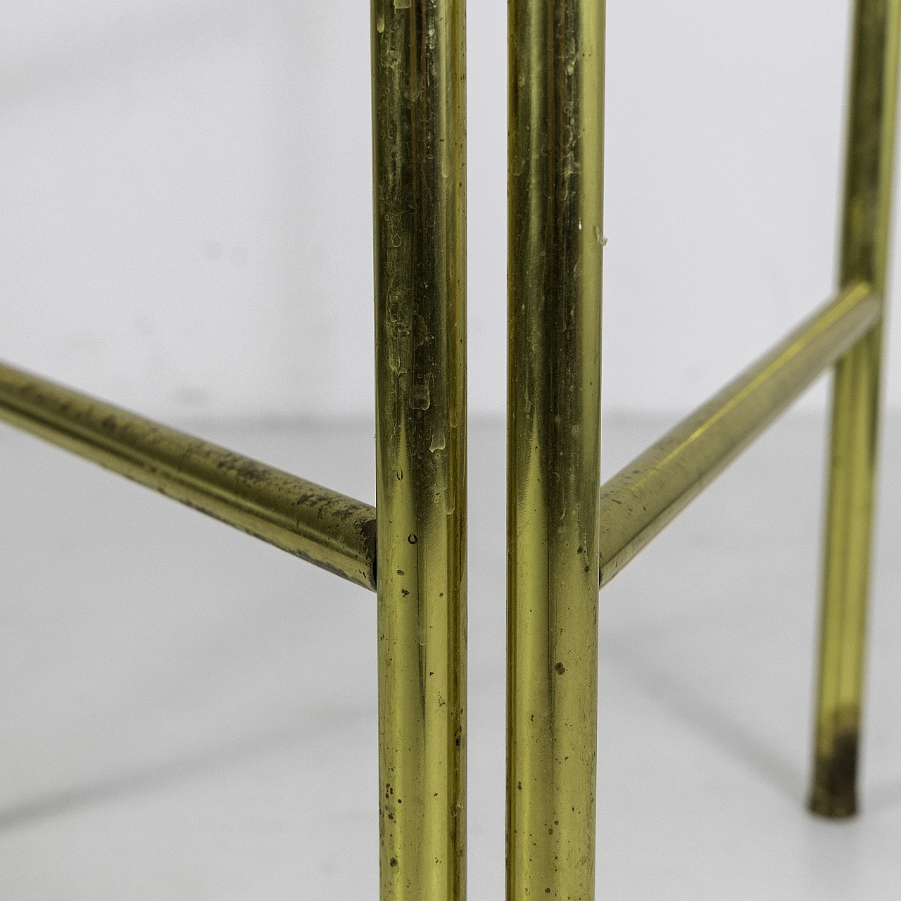 Brass towel rack by Valentino, 1970s 6