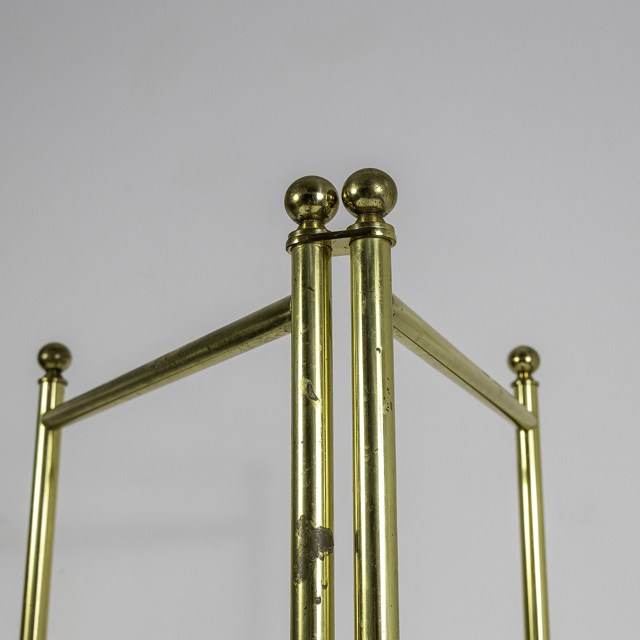 Brass towel rack by Valentino, 1970s 8