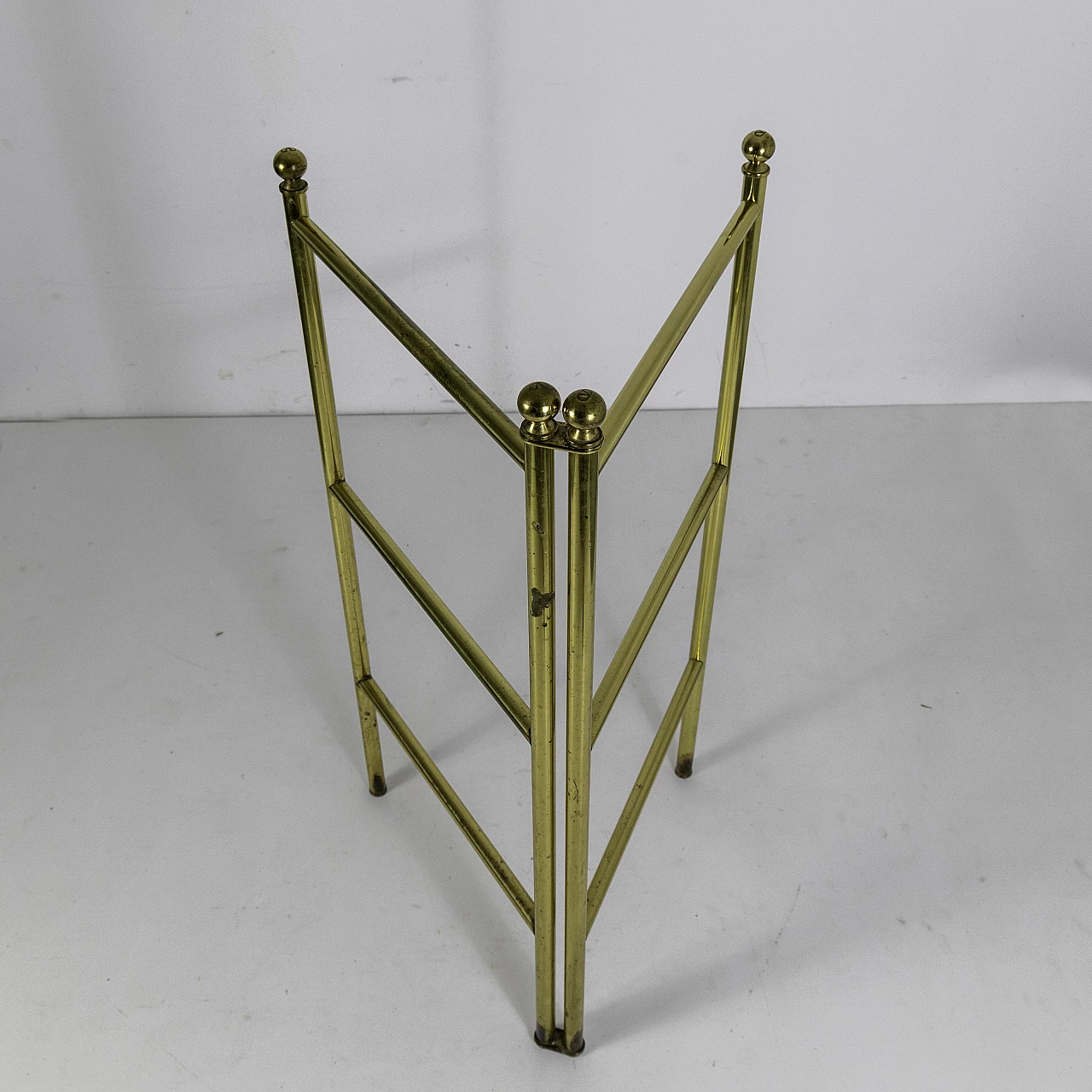 Brass towel rack by Valentino, 1970s 9