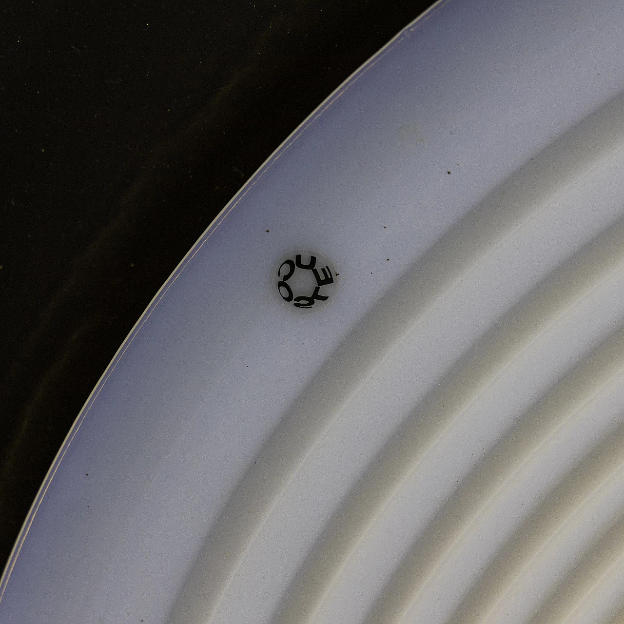 Plafoniera in vetro sfumato di Leucos, anni '60 3