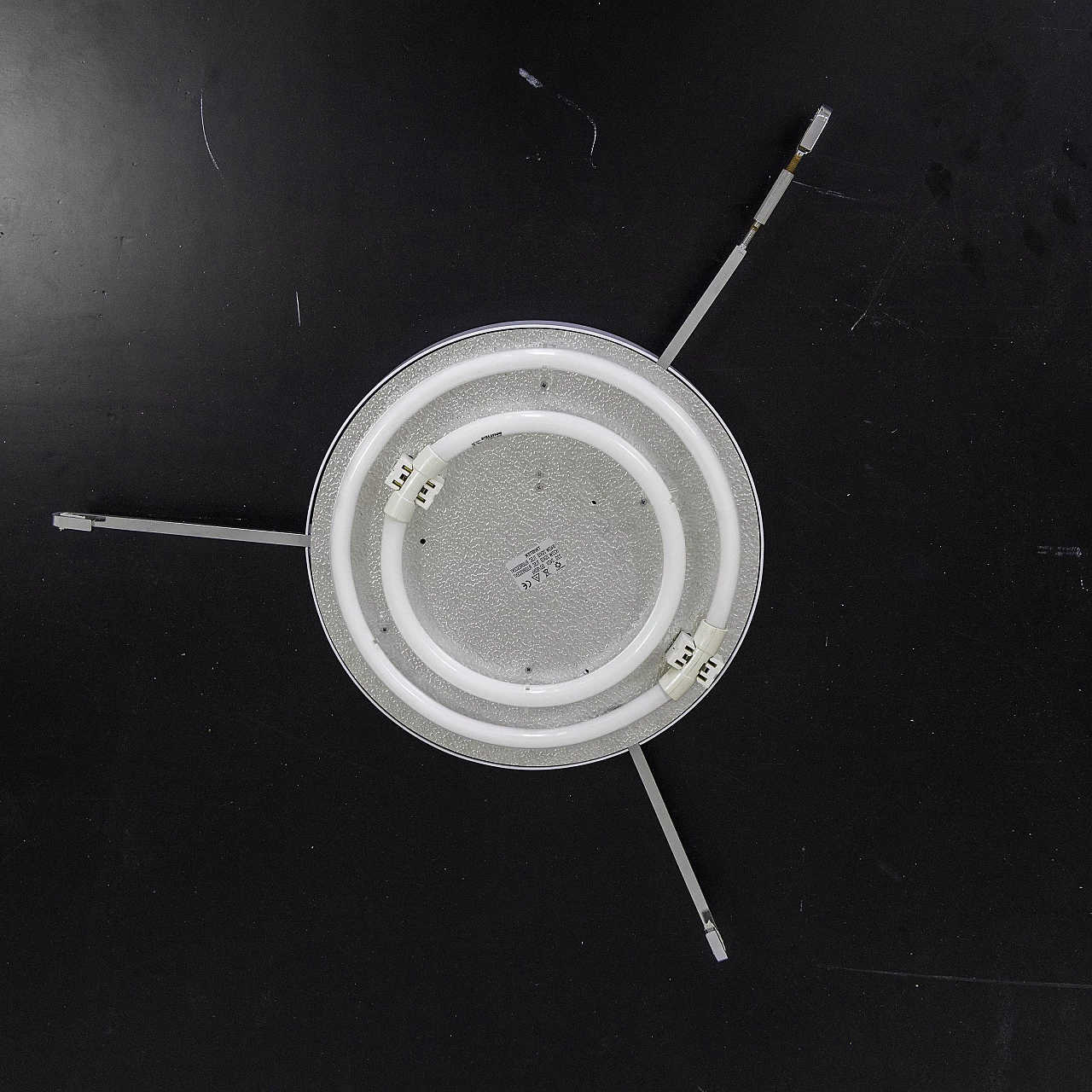 Plafoniera in vetro sfumato di Leucos, anni '60 11