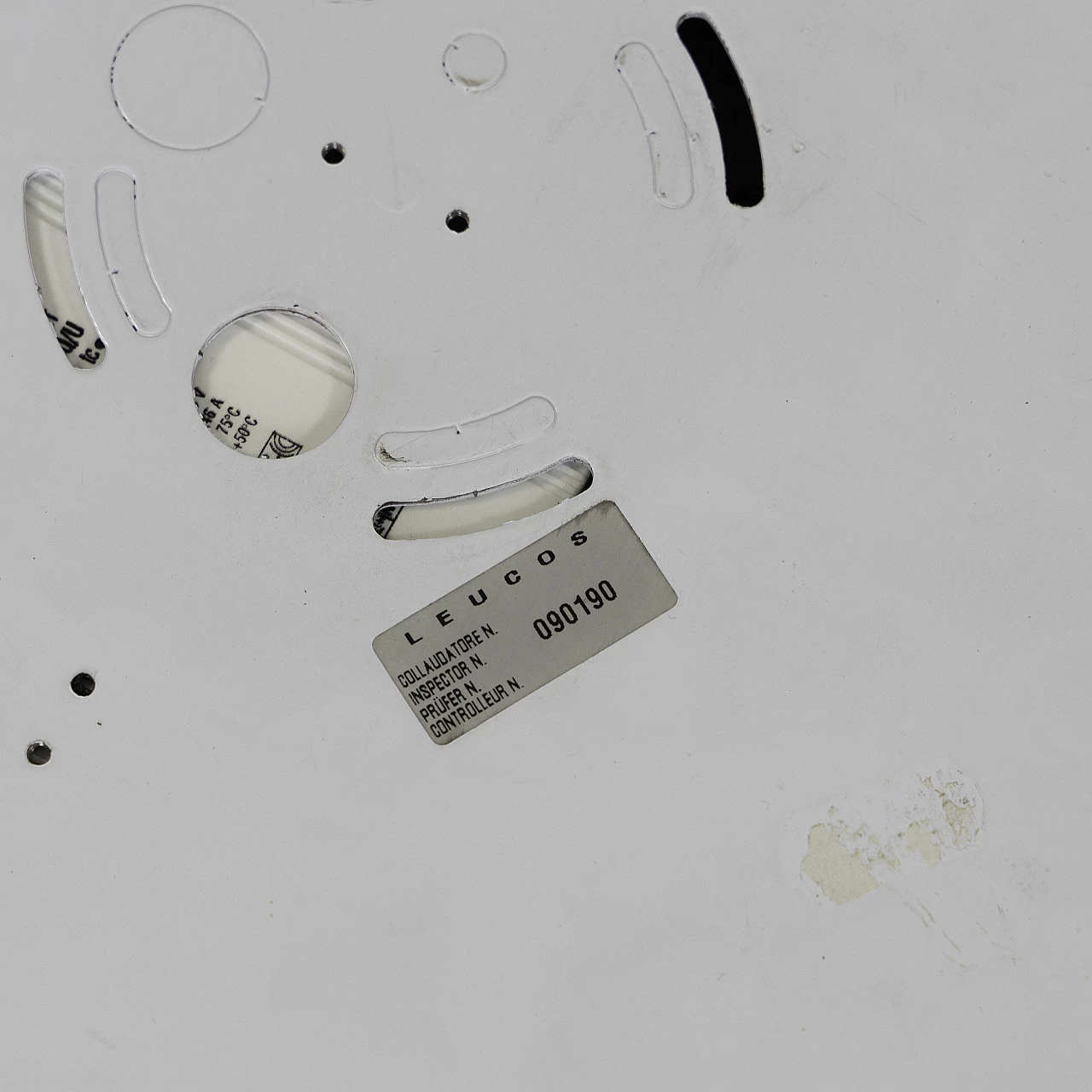 Plafoniera in vetro sfumato di Leucos, anni '60 12