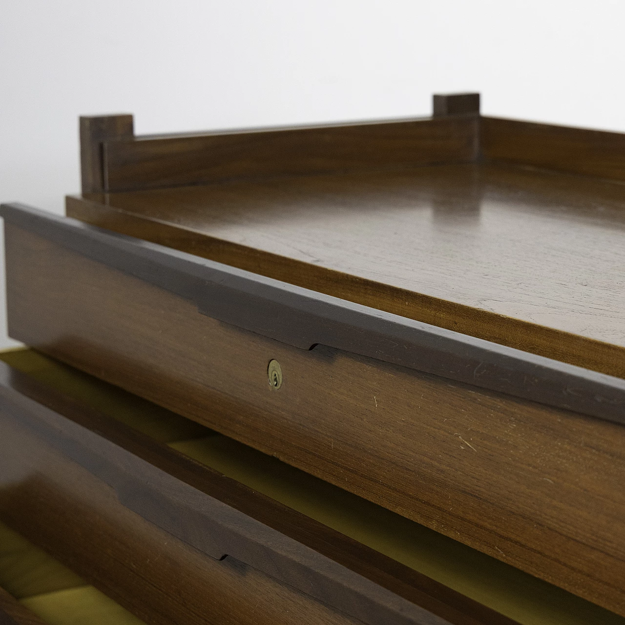 Teak wood chest of drawers, 1960s 7