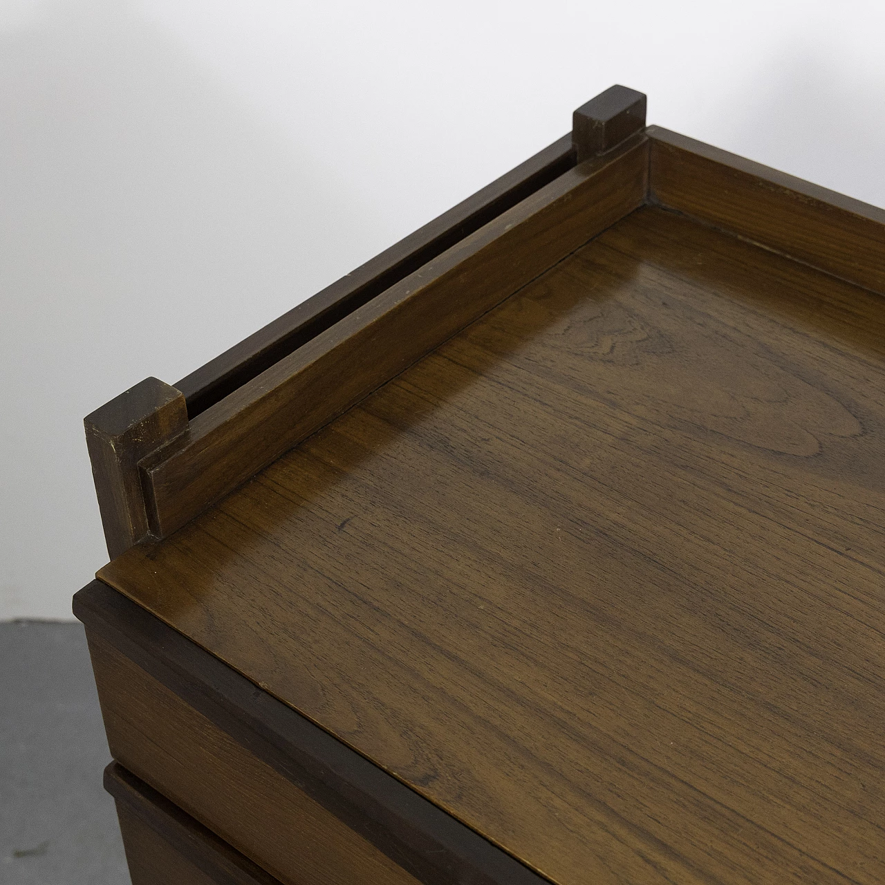 Teak wood chest of drawers, 1960s 8