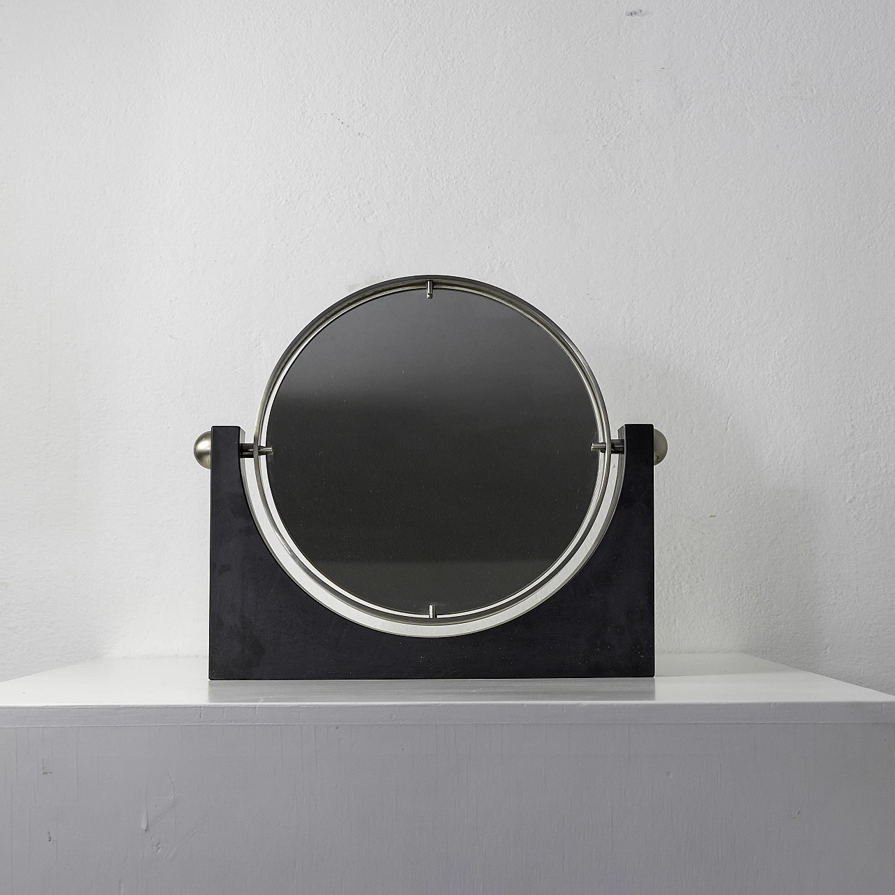 Specchio da tavolo in marmo, anni '60 1