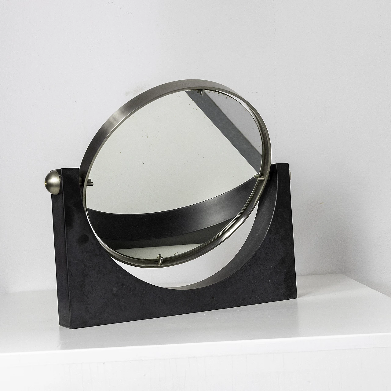 Specchio da tavolo in marmo, anni '60 7