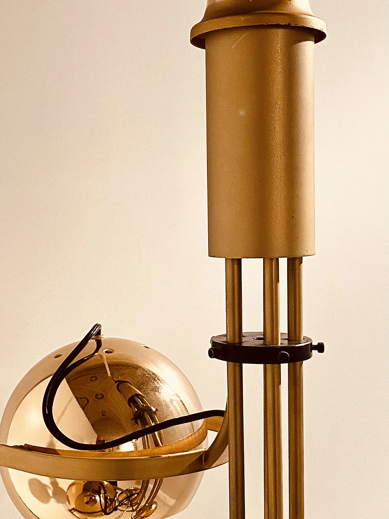 Five-light Space Age chandelier by Goffredo Reggiani, 1960s 12