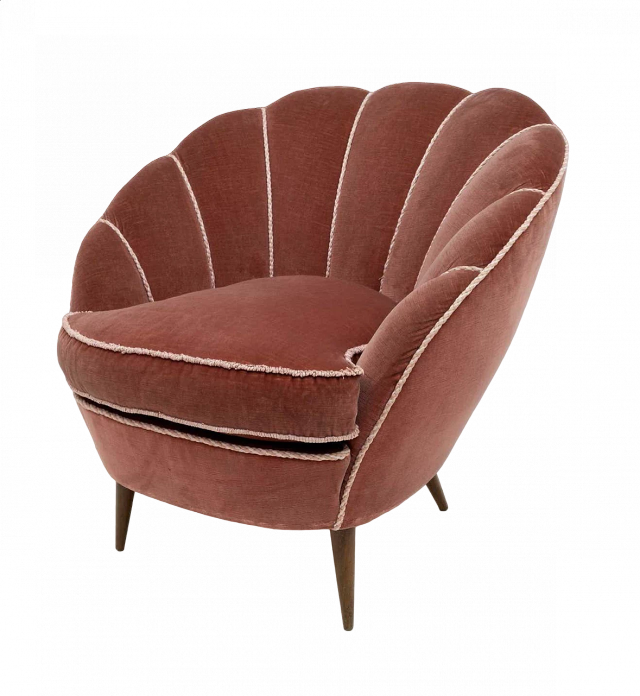 Pair of Margherita armchairs by Gio Ponti for ISA Bergamo, 1950s 13