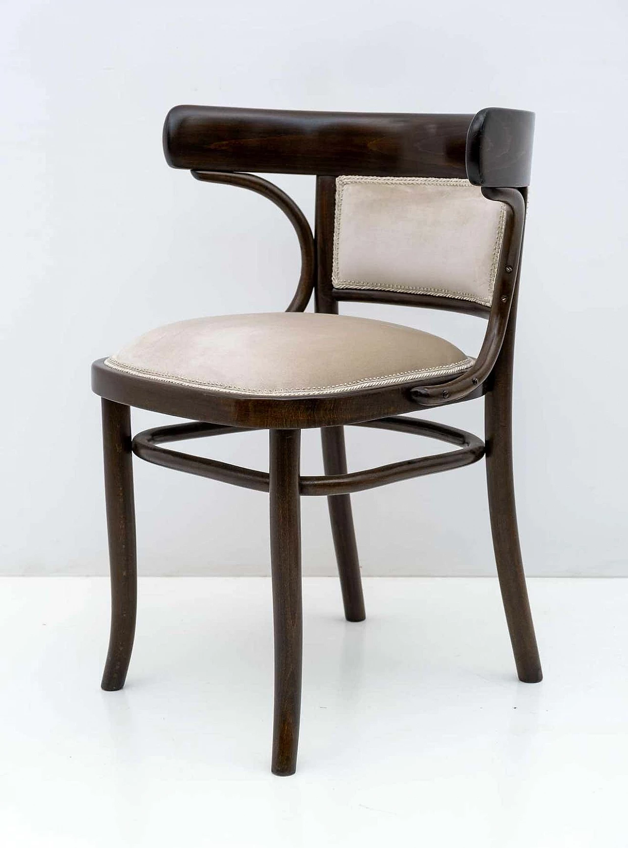 Sedia Thonet in faggio curvato con braccioli, anni '20 1