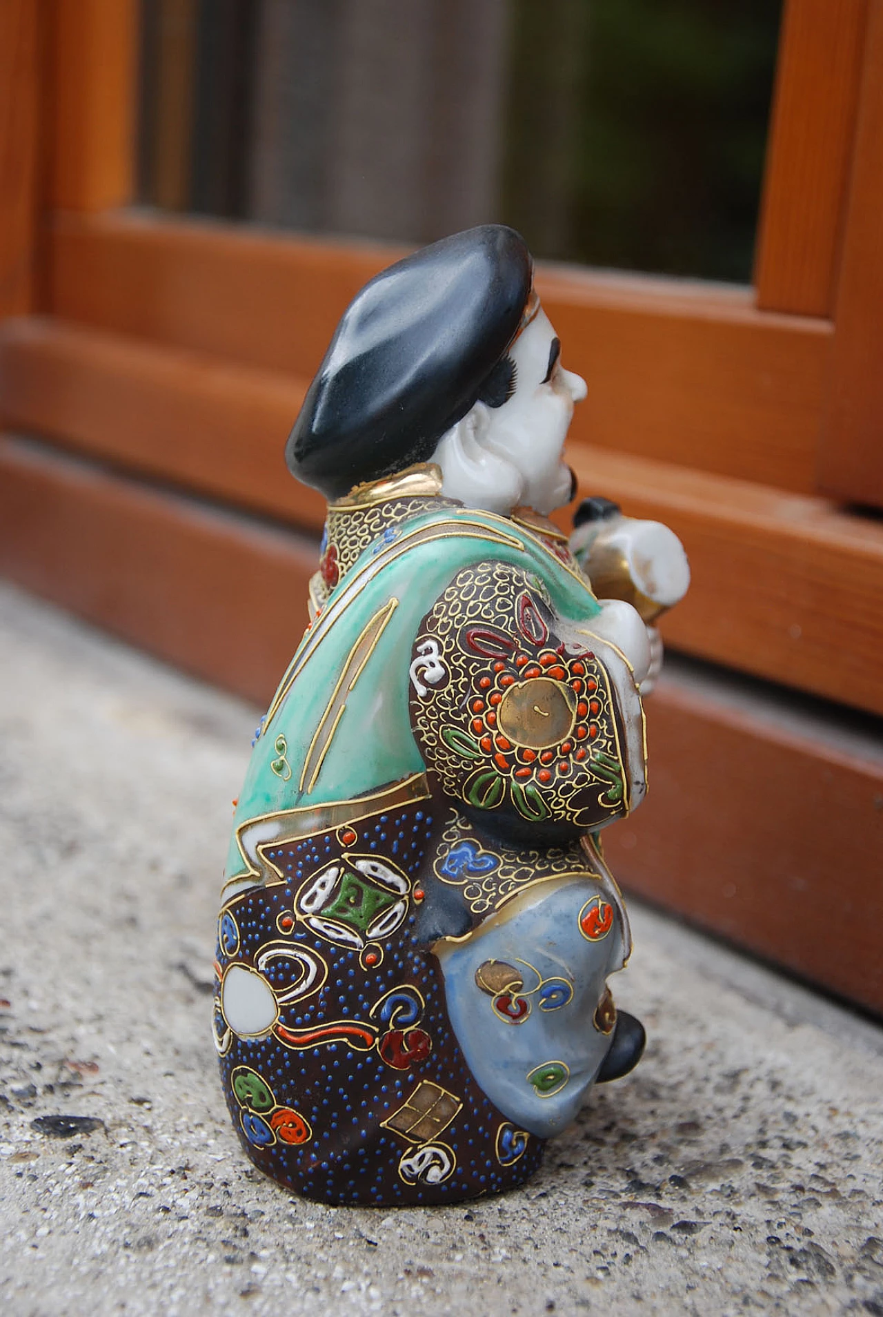 Japanese glazed porcelain Daikoku statuette, 1930s 3