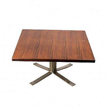 Rosewood and metal coffee table by Formanova, 1970s