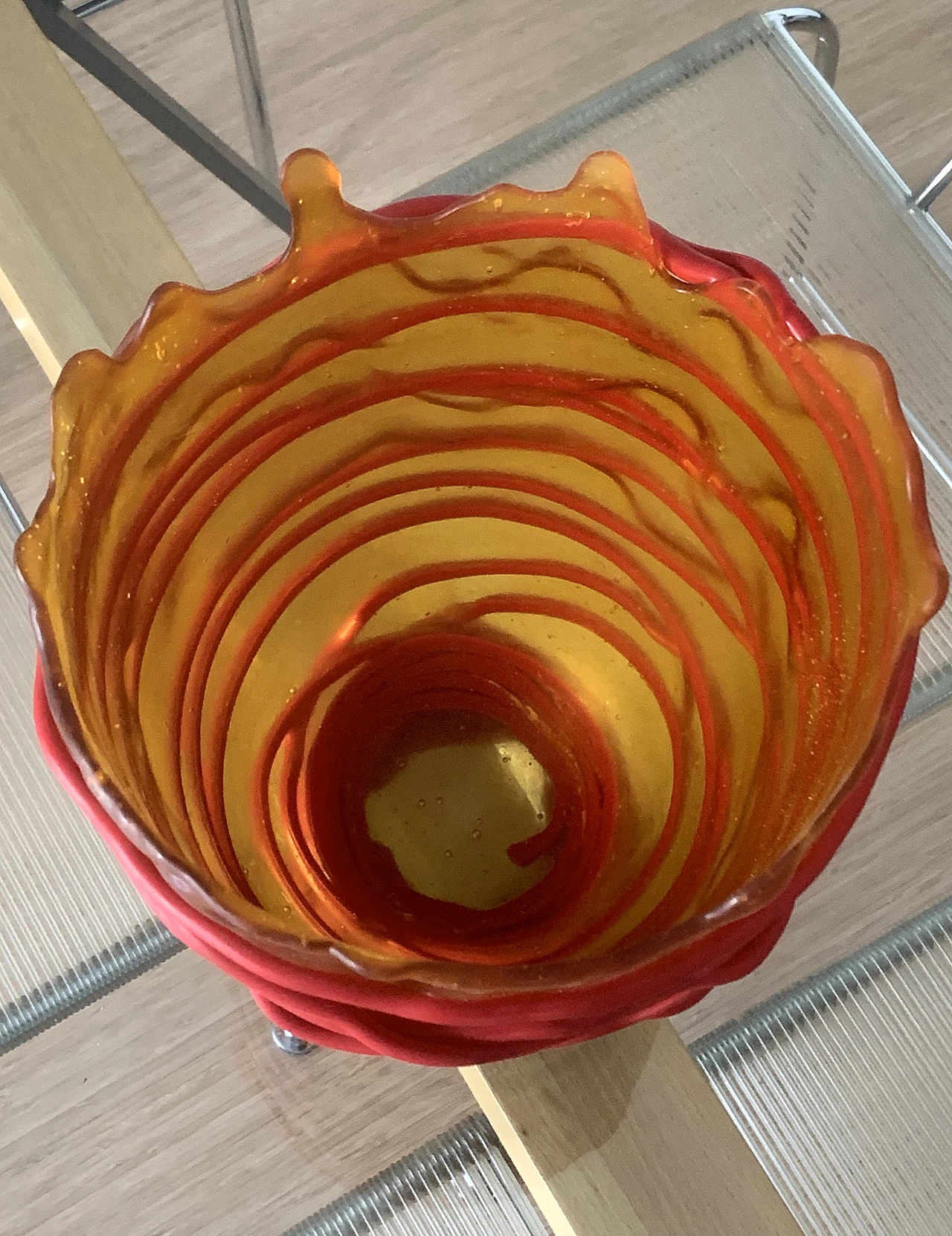 Resin Spaghetti vase by Gaetano Pesce 9