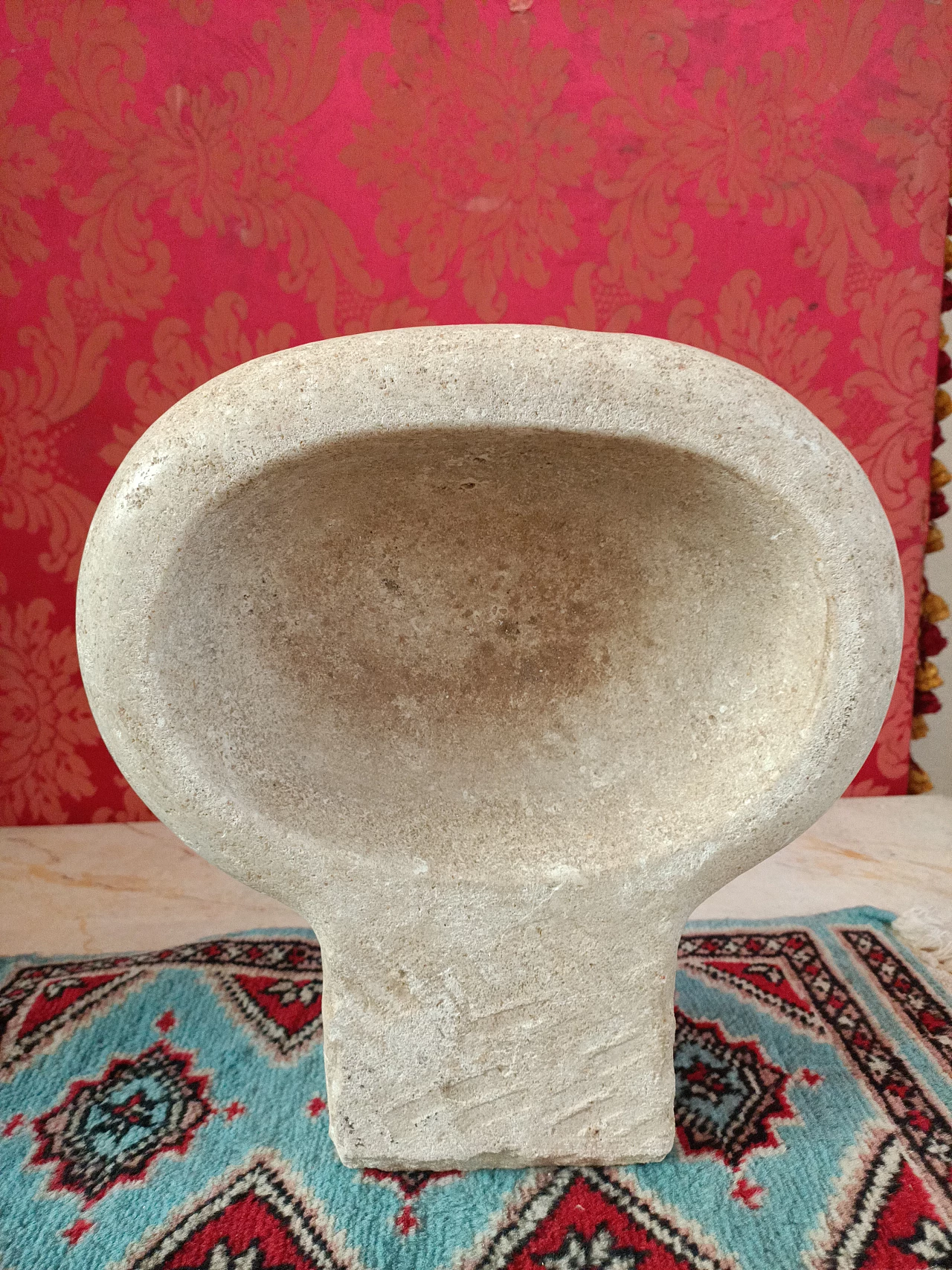 Acquasantiera in pietra di Vicenza, '800 2