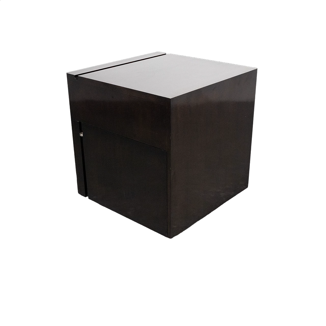 Carrello bar in palissandro e metallo di Franco Bettonica per Cini & Nils, anni '70 3