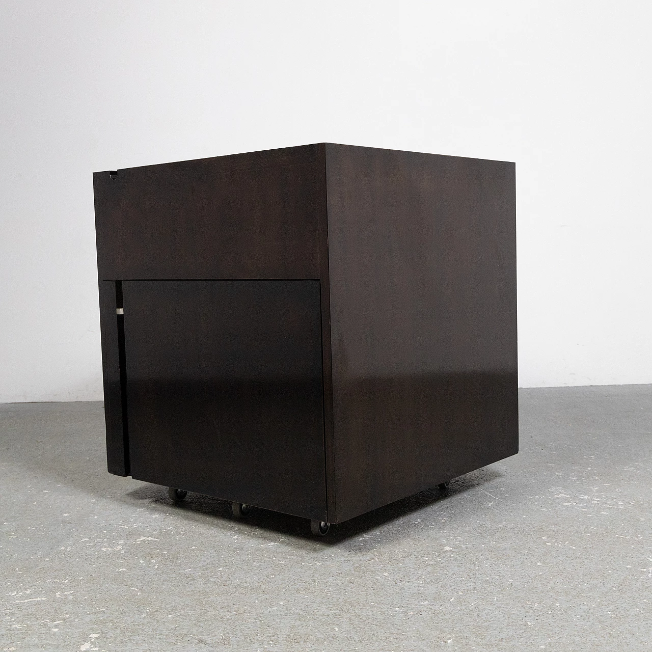 Carrello bar in palissandro e metallo di Franco Bettonica per Cini & Nils, anni '70 4