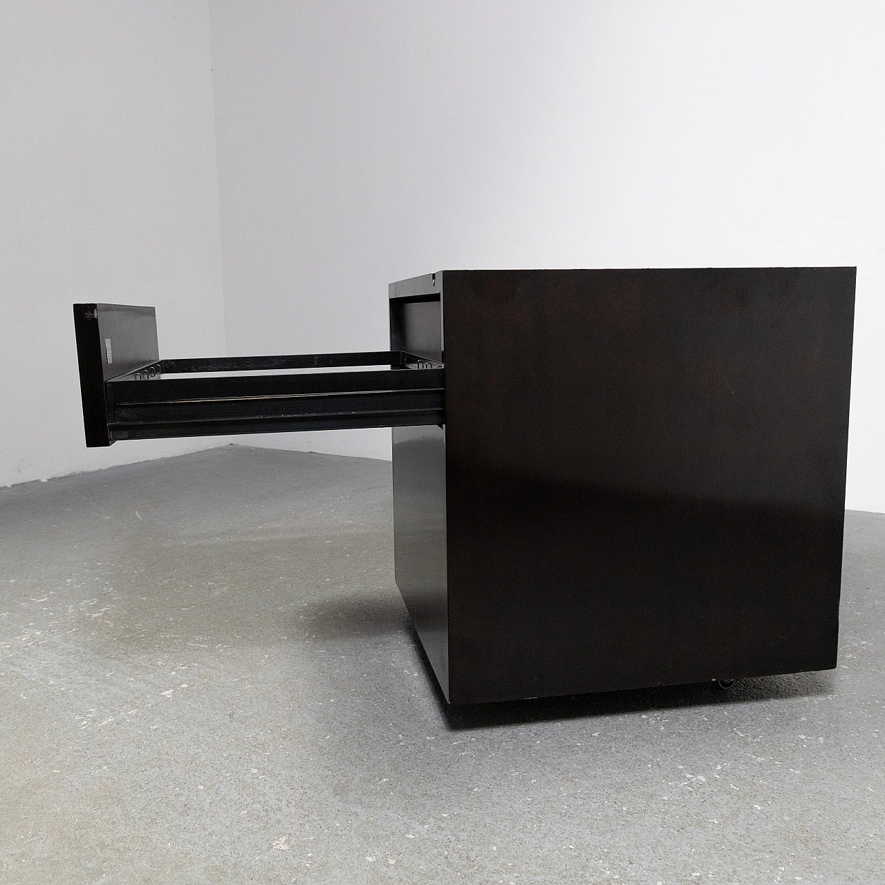 Rosewood and metal bar cart by Franco Bettonica for Cini & Nils, 1970s 11