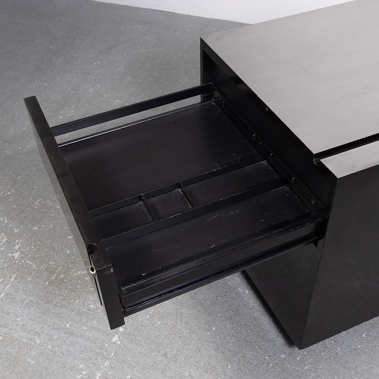 Carrello bar in palissandro e metallo di Franco Bettonica per Cini & Nils, anni '70 12