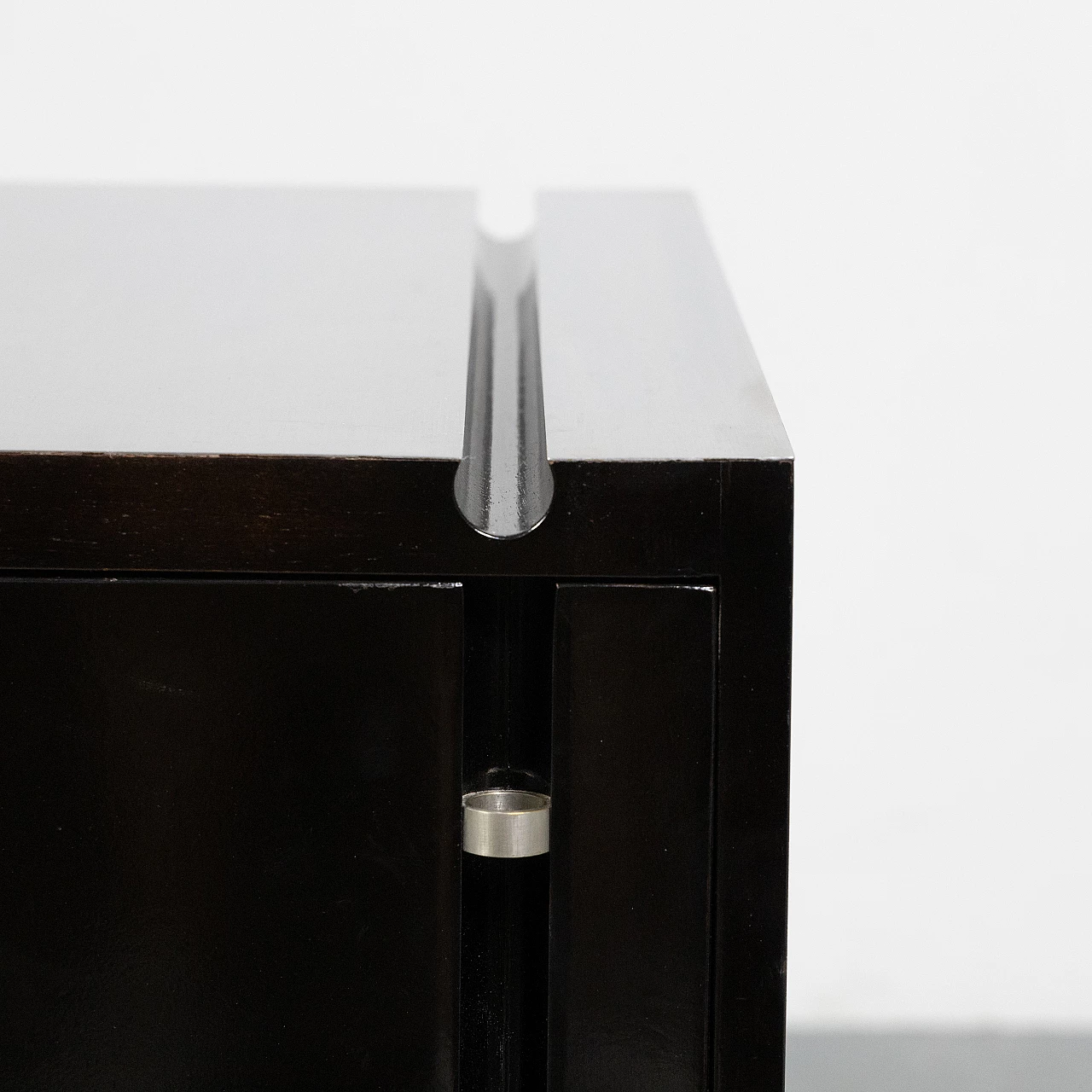 Carrello bar in palissandro e metallo di Franco Bettonica per Cini & Nils, anni '70 13