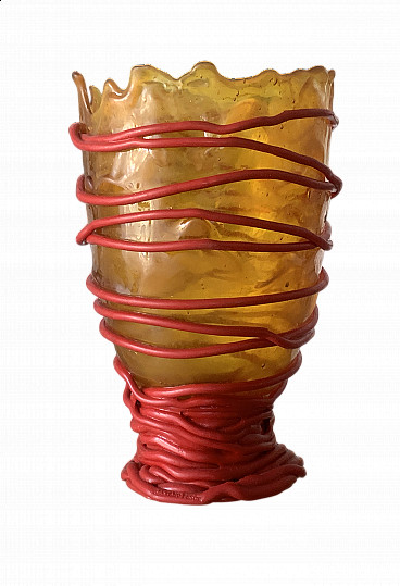 Vaso Spaghetti in resina di Gaetano Pesce