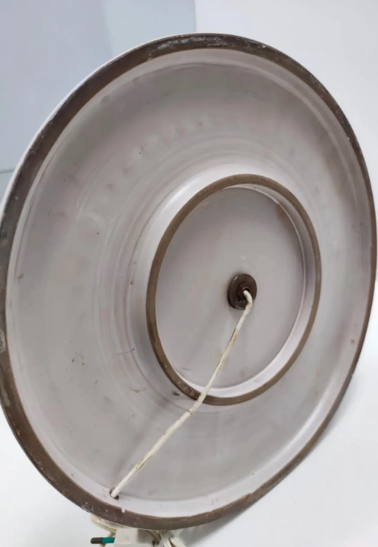 Siviglia engraved ceramic table lamp by Aldo Londi for Bitossi, 1960s 15