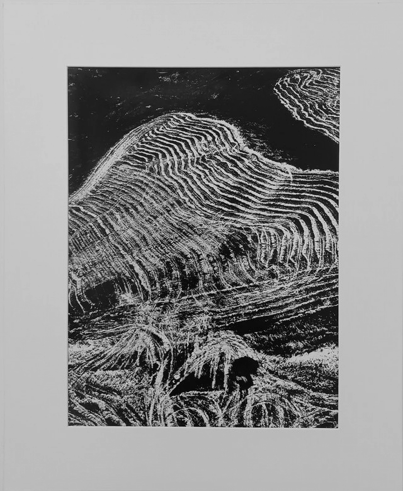 Presa di coscienza sulla natura,  landscape by Mario Giacomelli, 1970s 1