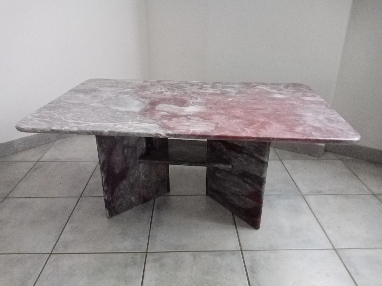 Salome marble coffee table, 1990s 3