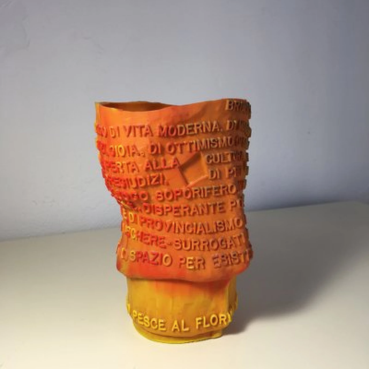 Resin Goto vase by Gaetano Pesce for Caffè Florian, 1990s 13