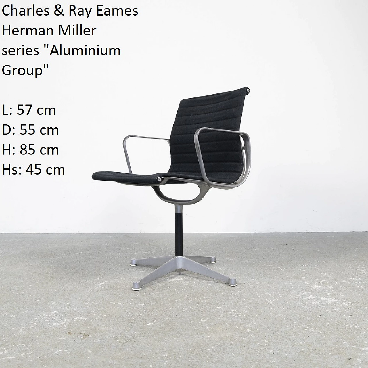 Poltrona Aluminium Group di Charles & Ray Eames per Herman Miller, anni '70 6