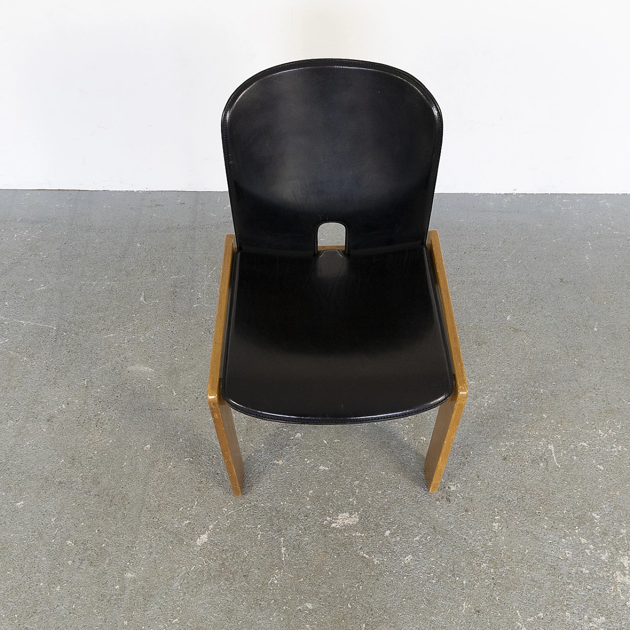 Black 121 chair by Afra and Tobia Scarpa for Cassina, 1970s 1