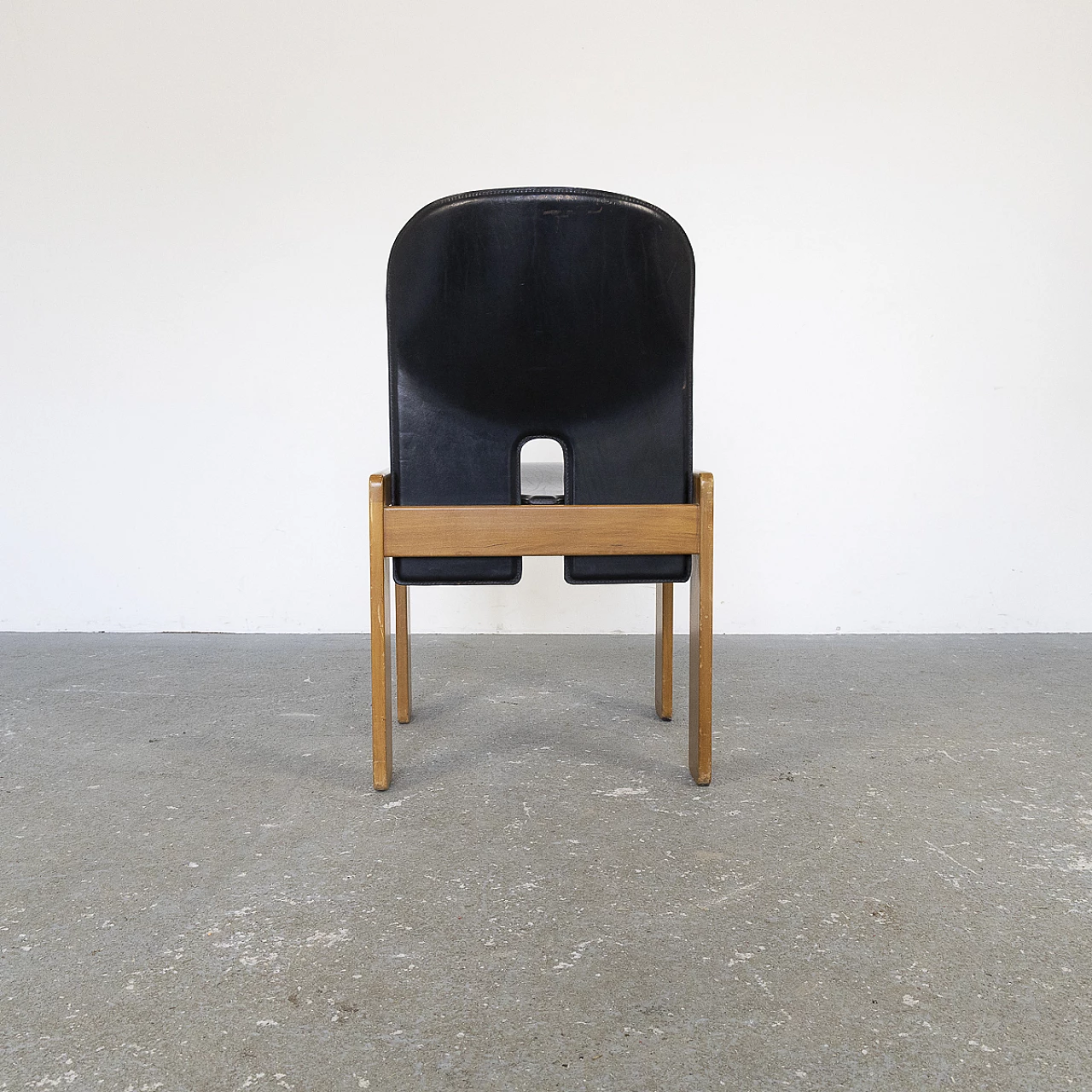 Black 121 chair by Afra and Tobia Scarpa for Cassina, 1970s 7