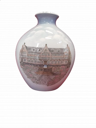 Painted porcelain vase by Bing & Grøndahl