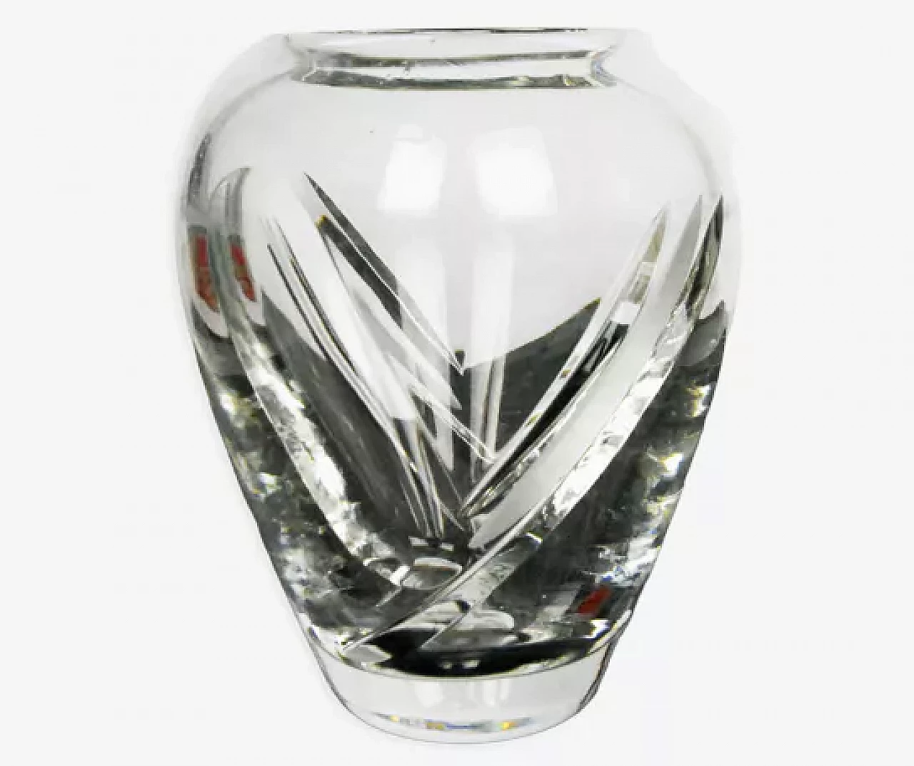Crystal vase by Royal Doulton, 1980s 1