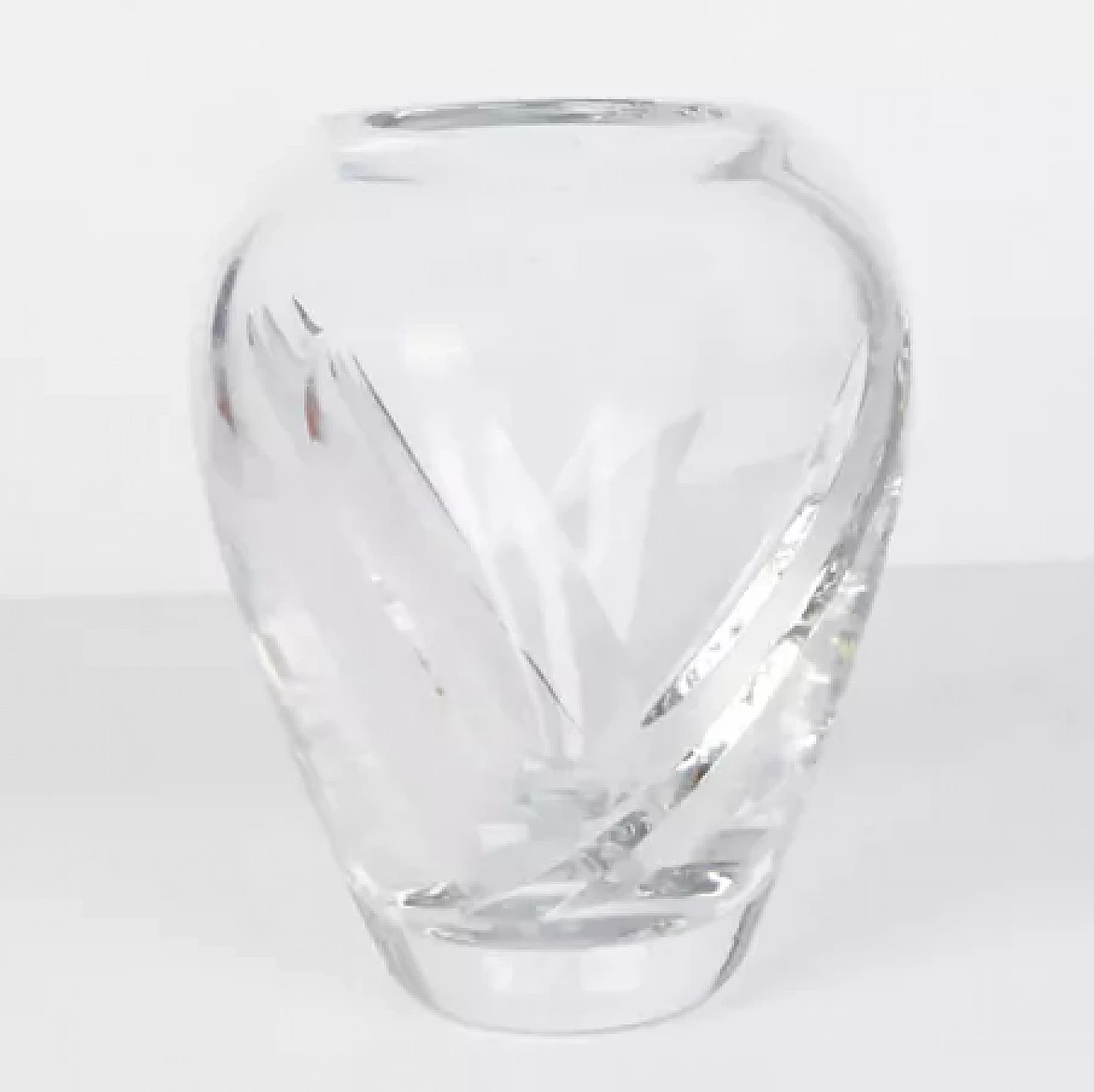 Crystal vase by Royal Doulton, 1980s 9
