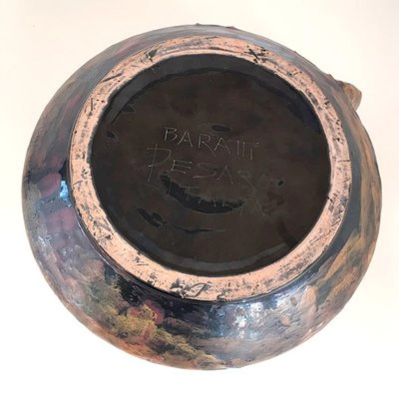 Anfora in maiolica dipinta di Bruno Baratti Pesaro, anni '50 13