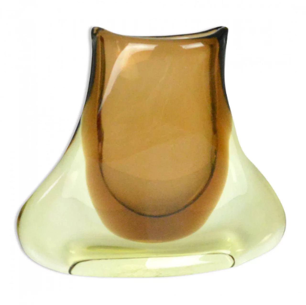 Glass 73215 vase by Miloslav Klinger and Josef Cvrček for ZBS, 1960s 1
