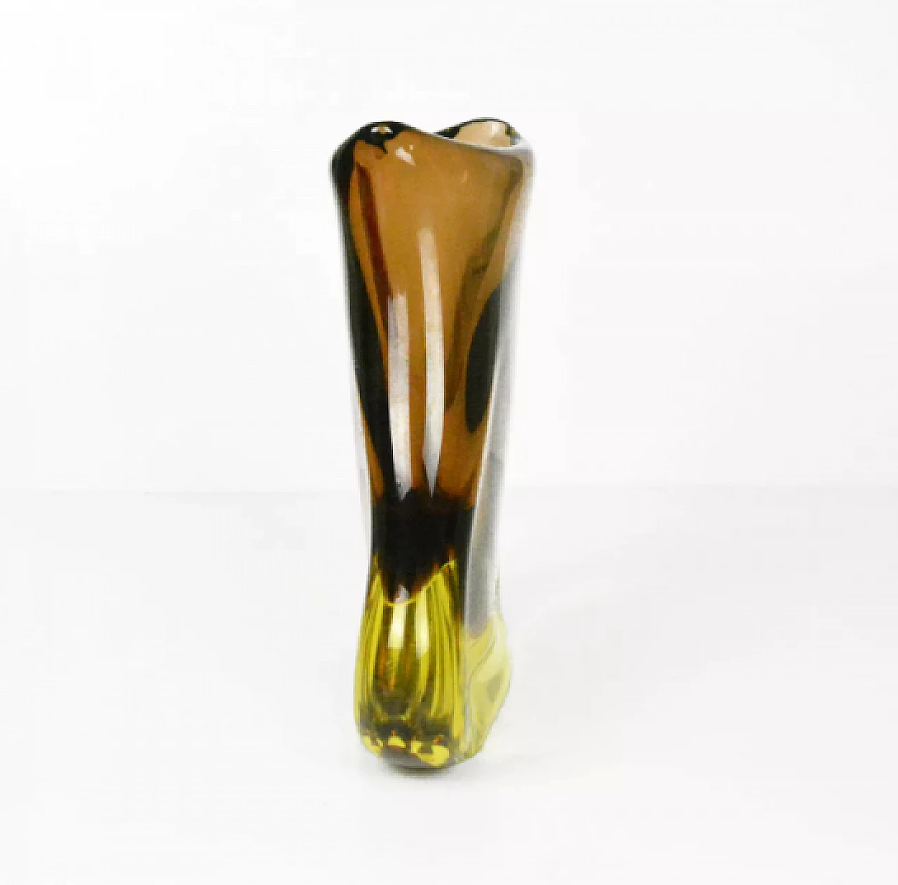 Glass 73215 vase by Miloslav Klinger and Josef Cvrček for ZBS, 1960s 8