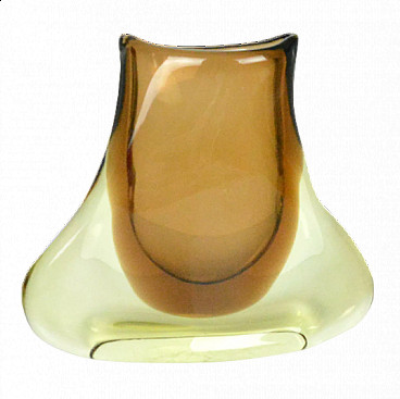 Glass 73215 vase by Miloslav Klinger and Josef Cvrček for ZBS, 1960s